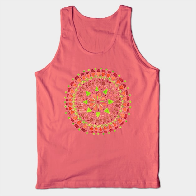 Autumn Mandala Tank Top by LauraKatMax